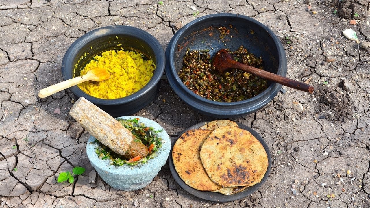 Indian Lunch Cooking | Indian Village Food with Nikunj Vasoya