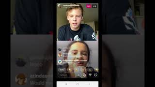 Carson Lueders Instagram Live. Subscribe for more!