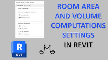 Revit Tutorial - Room area and volume computations settings explained