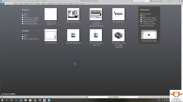Revit - Opening a Project with a Template - Lecture 1