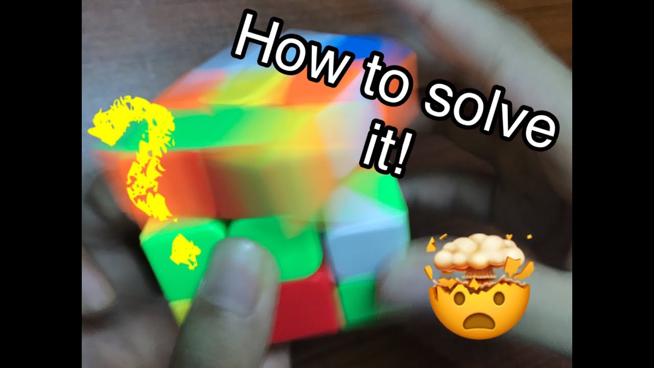 How to solve a RUBIK'S CUBE! (Explained the basics in 1 MINUTE!) YouTube