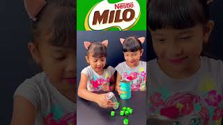 Trik dapetin Permen MILO🤩 Simsalabim🎉 #viral #funny #permen #candy #milo #chocolate #tricks #sulap