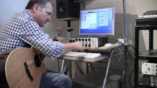 Video thumbnail of "Chuck Loeb plays Acoustic Guitar with Studio Channel"