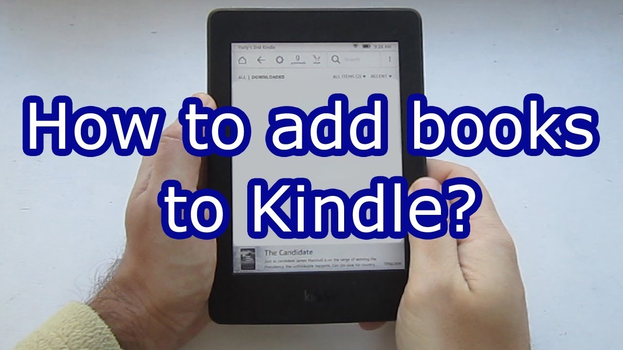 how do you get books in kindle