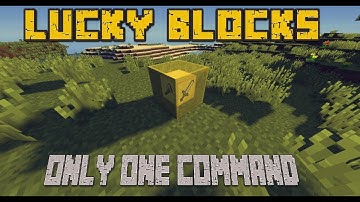 Lucky Blocks In Only One Command