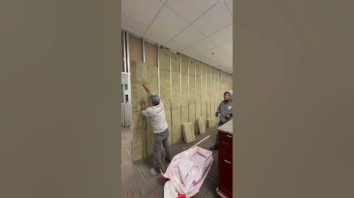 🔧🛠️ How to Install Drywall & Insulation on a Metal Wall (Part 1) | Step-by-Step Guide 🏗️✨