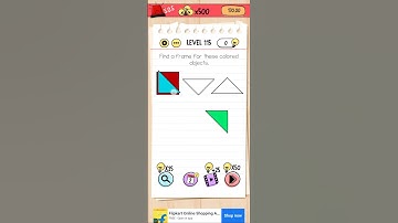 Find a frame for these coloured objects. Brain Test game level 115. #braintest #youtubeshorts