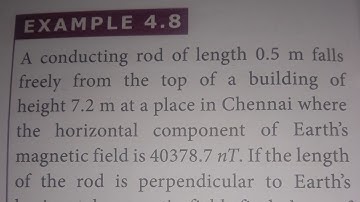 12th Physics Electromagnetic induction and alternating current EXAMPLE 4.8 in Tamil