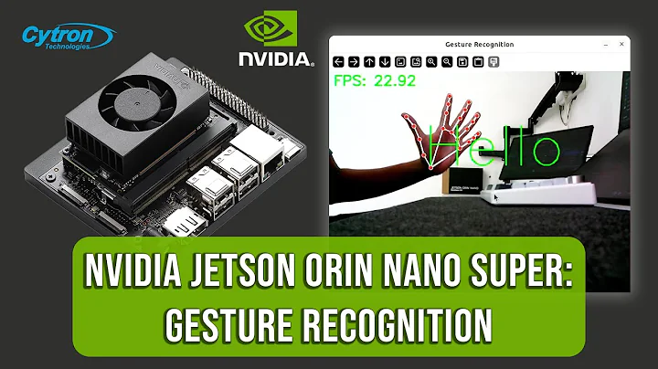 Nvidia Jetson Orin Nano Super: Gesture Recognition #nvidia #orinnanosuper #jetsonorin
