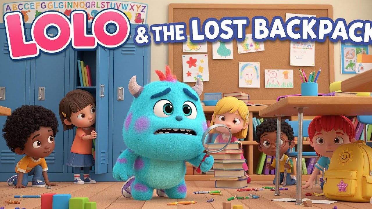 Lolo & the Lost Backpack 🎒 | Fun Animated Story for Kids | Preschool ...