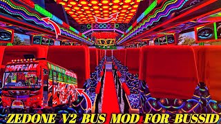 New Zedone V2 Mod For Bussid | New Zedone Bus Mod For Bussid | LED MODS | New Mod Bussid #bussidmod