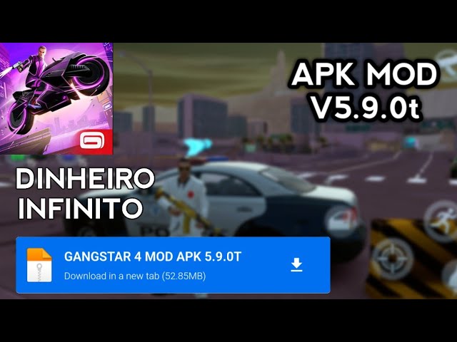 GANGSTAR VEGAS APK MOD COM DINHEIRO INFINITO OFFLINE ATUALIZADO