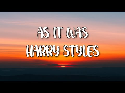 Harry Styles - As It Was (Lyrics)