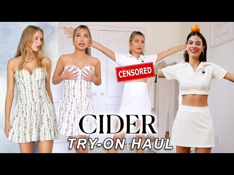 Brutally honest CIDER try on haul ...