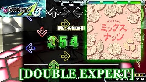 【DDR A3/GP】 ミックスナッツ [DOUBLE EXPERT] 譜面確認＋Play