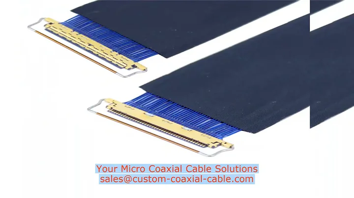 micro coax lead IPEX 20453-350T-01S lcd lvds cable connector 30 pin AWG 46 micro coax 50 ohm impedan