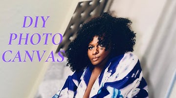 DIY: Canvas Photo using Mod Podge