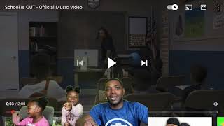 Super Siah School Is Out - Official Music Video Reaction With My Kids