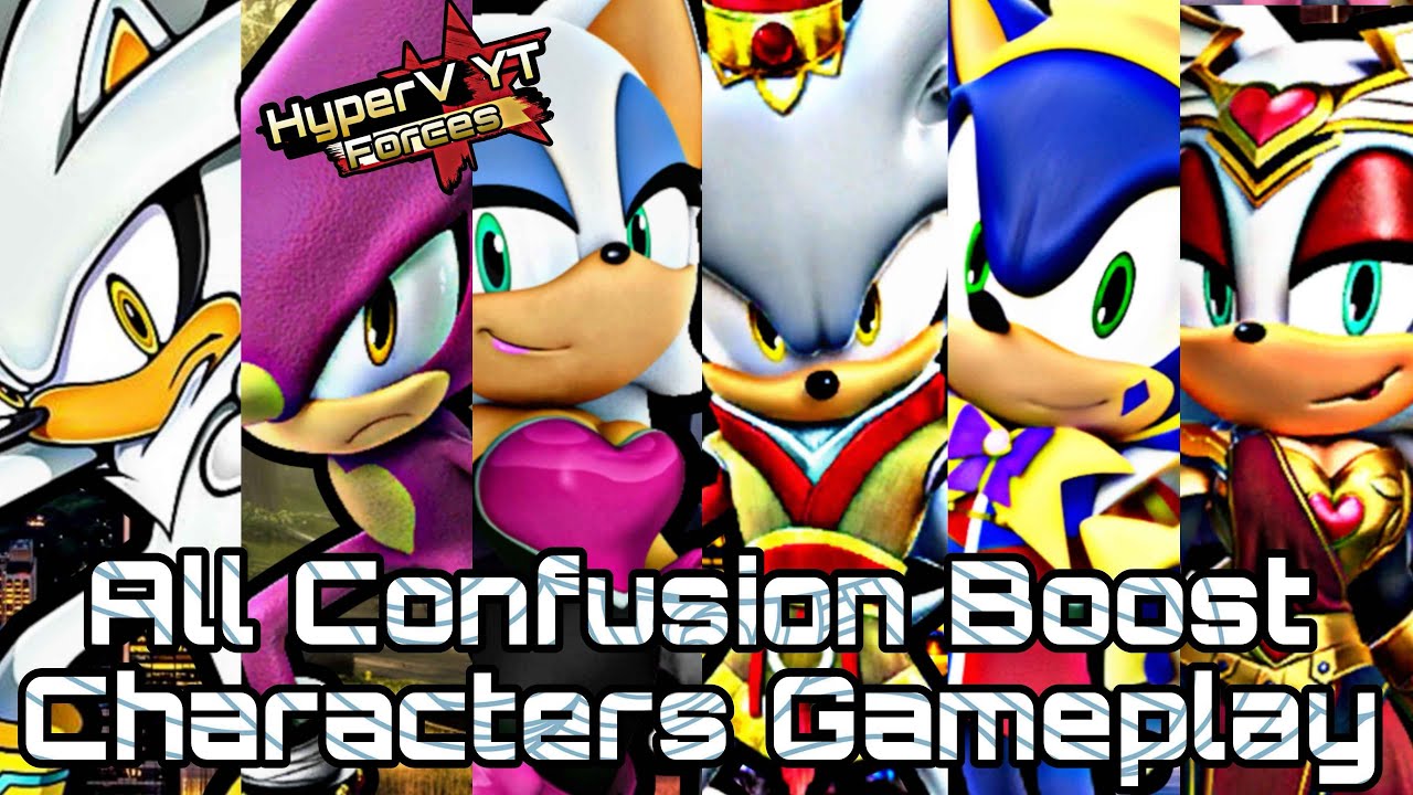 Sonic Forces Speed Battle 🌪️☂️ All Maxed Confusion Boost Characters ☂️ ...