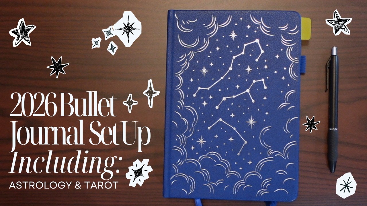 2026 Bullet Journal Walkthrough: Astrology and Tarot Edition
