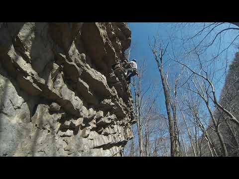 Send Town (5.11a) - Elizabeth's Furnace, VA by ManInTheWoods