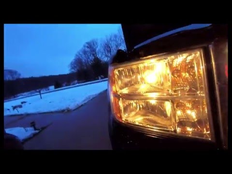 Low Beam Headlight Replacement 2009 GMC Sierra Z71