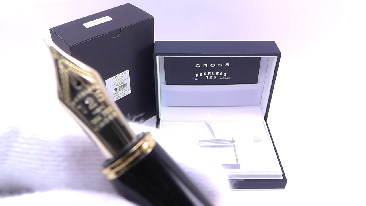 クロス Cross 万年筆 ピアレス125 23金ヘビーゴールドプレート At0706 4md ペン先m 未使用品 寝屋川 質屋 まるぜん 中古 買取 大阪 Youtube