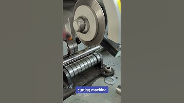 Part 95 The automatic feeding hob pipe cutting machine quickly cuts without burrs #Rotary cutting.