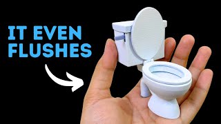 World’s Smallest (Working) Toilet [3D Printed]