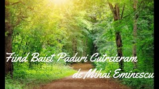 Fiind Băiet Păduri Cutreieram de Mihai Eminescu | Versuri