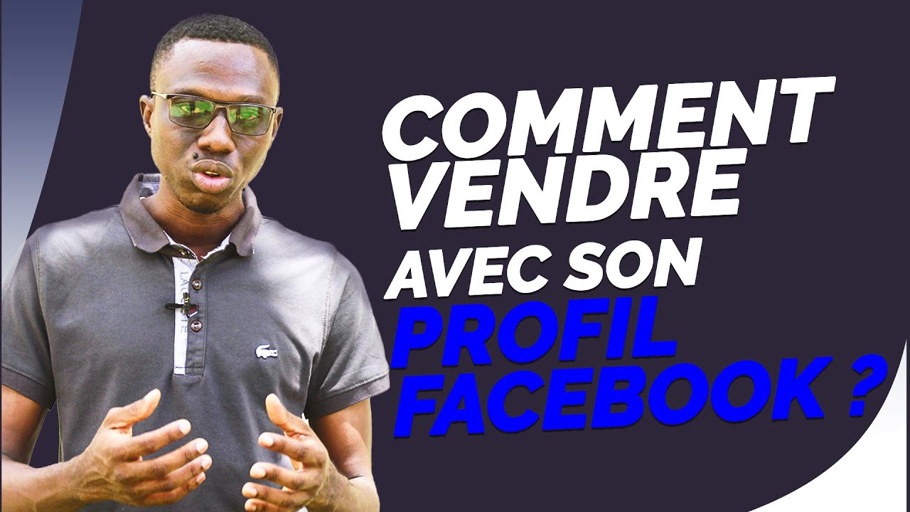 Comment vendre avec mon profil facebook ?