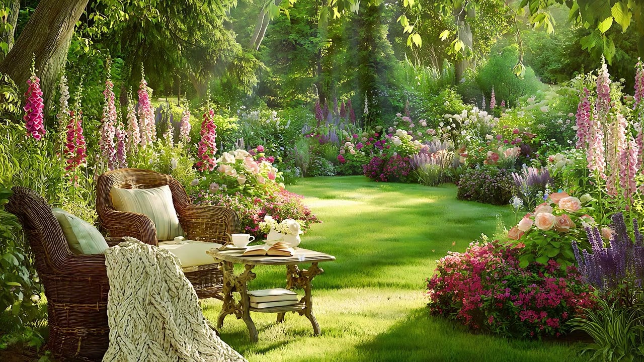 Forest Garden Retreat – Birdsong & Soft Wind  Deep Relaxation