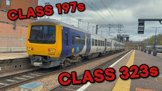CLASS 323s, 197s And Many Tones At Manchester Airport