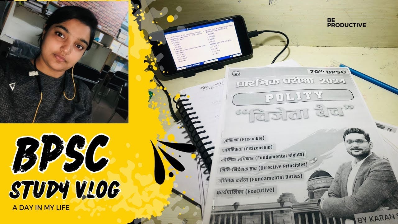 An honest day in the life of Bpsc aspirant ||Revision study vlog 📚 ...
