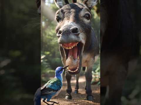 Miracle Rescue Tiny Bird Saves Donkey From Death