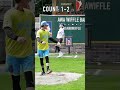 How Did He Make Contact?🤯 #dingersornothing #wiffleball #baseball #shorts