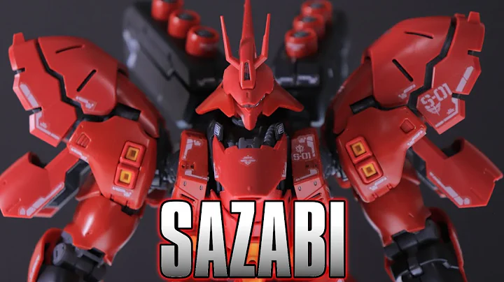 1/144 Real Grade (RG) Sazabi Review - MOBILE SUIT GUNDAM CHAR'S COUNTERATTACK - 逆襲のシャア サザビ