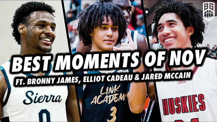BEST MOMENTS OF NOVEMBER! Ft. Bronny James, Elliot...