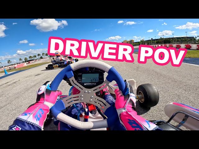 PROFESSIONAL KARTING DRIVER POV (NEW TIRE RUN) class=