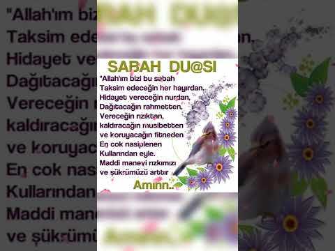 Sabah Duası🌹