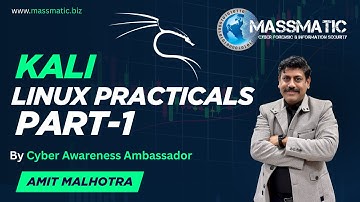 Kali Linux Practicals Part-1 | Beginner to Advance | By Cyber Awareness Ambassador Amit Malhotra