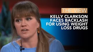 Kelly Clarkson Faces Backlash Over Weight Loss Drug Use | The View Resimi