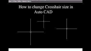 How to change Crosshair size in AutoCAD screenshot 4