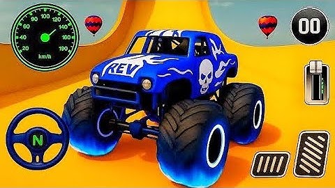 Monster 💥 Truck Mega Ramp Impossible Driver-monster Truck Mega Ramp Racing-Android Gameplay #game 1