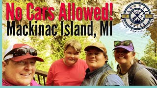 DAY TRIP TO BIKE MACKINAC ISLAND | Michigan Upper Peninsula | RV Travel Lifestyle | Tiki RV Park