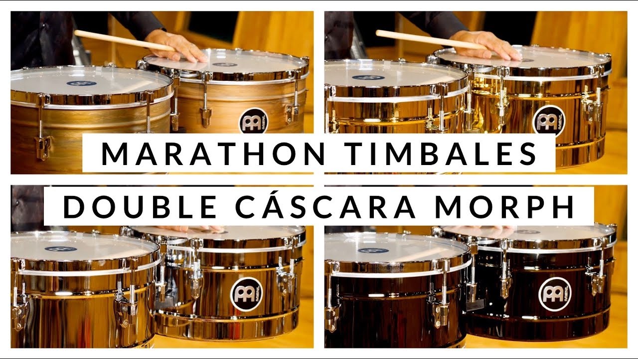 MEINL Percussion MARATHON Timbales Double Cáscara Morph YouTube