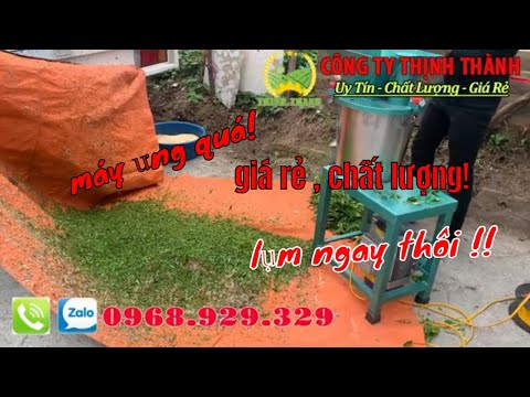 Video cách sử dụng và giá cả máy băm chuối buồng inox - youtube