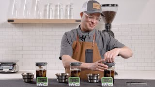 Brewing in Your Toddy Cold Brew Cupping Kit - Time Experiment