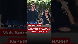 Kepergok Lagi! Harry Styles \u0026 Zoe Kravitz Jalan Mesra di New York #harrystyles #zoekravitz #mesra