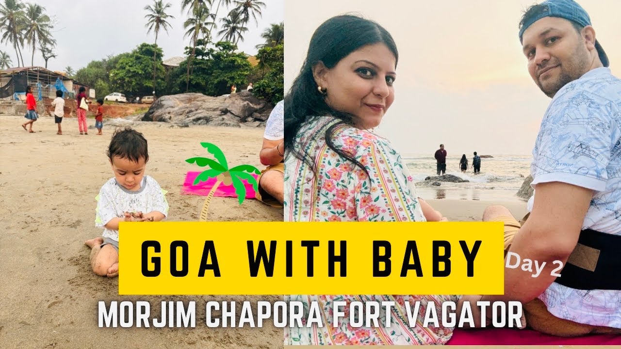 Goa Travel Vlog Day 2: Beaches, Forts & Magical Sunset Moments with Avi